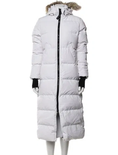 Pre-owned Canada Goose Down Jacket In White