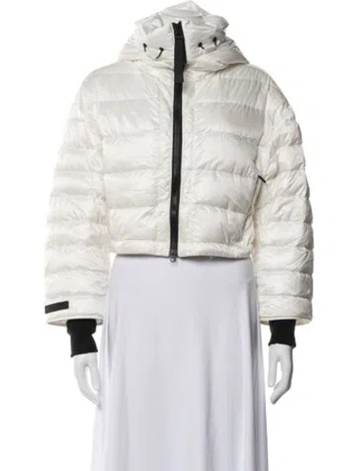Pre-owned Canada Goose Down Jacket In White
