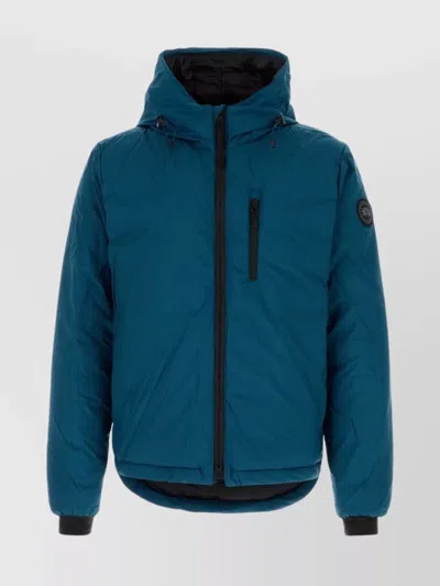 CANADA GOOSE DOWN JACKET WITH HOOD AND POCKETS
