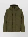 Canada Goose Army Green Cotton Blend Maitland Down Jacket In Green