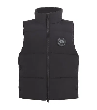 Canada Goose Down Lawrence Puffer Gilet In Black