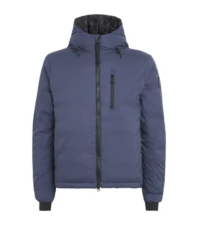 Canada Goose Down Lodge Hooded Jacket In Multi
