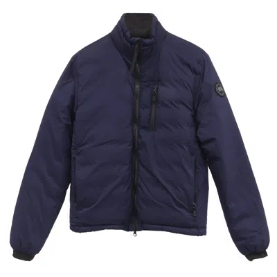 Pre-owned Canada Goose Down Lodge Jacket In Navy Polyamide In Blue