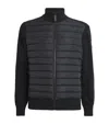 Canada Goose Down-merino Wool Hybridge Puffer Jacket In Black