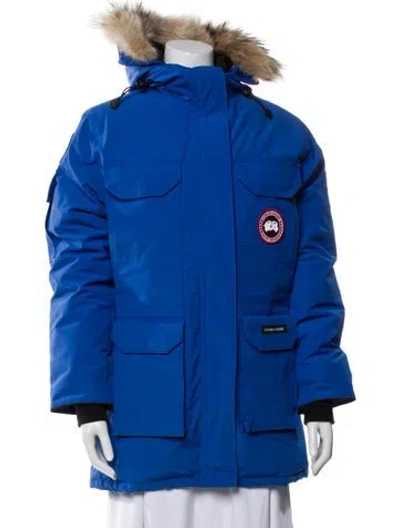 Pre-owned Canada Goose Down Parka In Blue