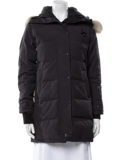 Pre-owned Canada Goose Down Parka In Gray