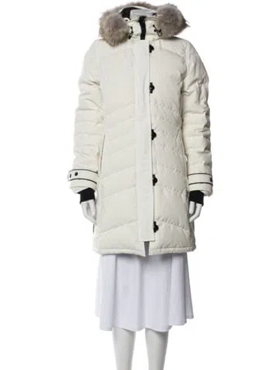 Pre-owned Canada Goose Down Parka In Neutral
