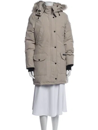 Pre-owned Canada Goose Down Parka In Neutral