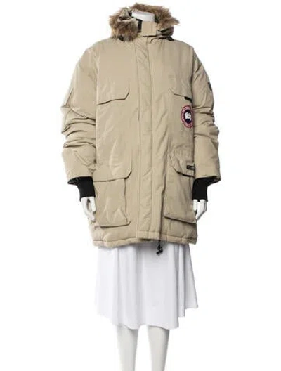 Pre-owned Canada Goose Down Parka In Neutral