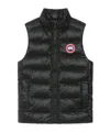 Canada Goose Big Kids Black Crofton Down Vest In Black