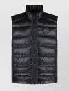 Canada Goose Down Vest With High Collar And Padded Design In Black