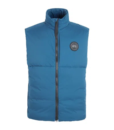 Canada Goose Down Water-repellent Lodge Gilet In Blue