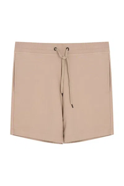 Canada Goose Drawstring Bermuda Shorts In Biege