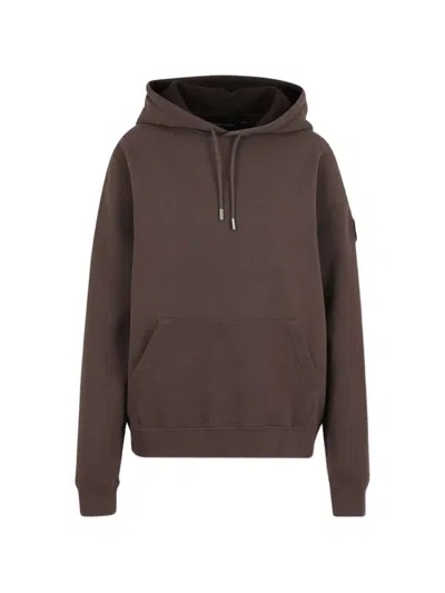 Canada Goose Drawstring Hoodie In Brown