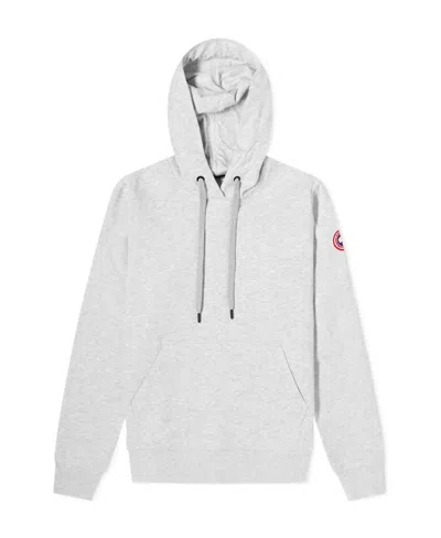 Canada Goose Drawstring Pullover Hoodie In White