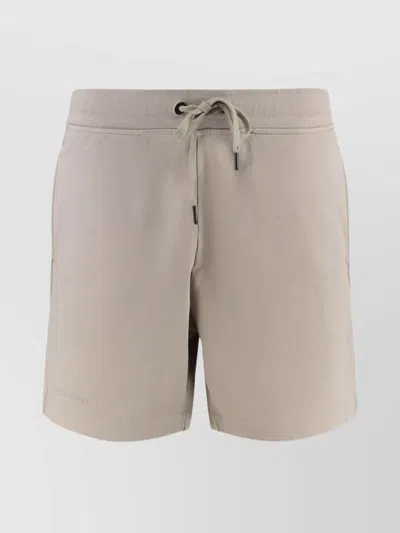 CANADA GOOSE DRAWSTRING WAIST COTTON BERMUDA SHORTS
