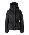 Canada Goose Drawstring Waist Down Jacket In Black
