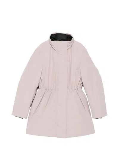 Canada Goose Drawstring-waist High-neck Parka Jacket In Pink