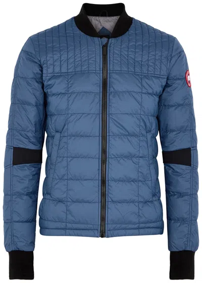 Canada Goose Dunham Blue Quilted Shell Jacket