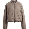 Canada Goose Elba 750 Fill Power Down Packable Bomber Jacket In Gray
