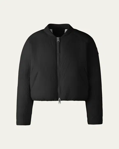 Canada Goose Elba Down Bomber Jacket In Black