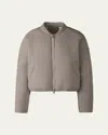Canada Goose Elba Down Bomber Jacket In Gray