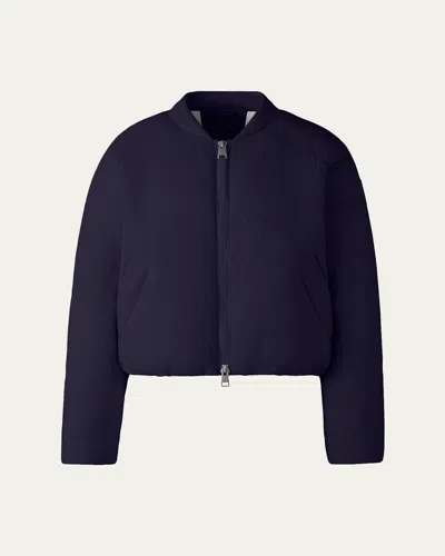 Canada Goose Elba Down Bomber Jacket In Purple