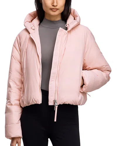 Canada Goose Elba Hooded Down Jacket In Brown