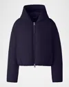 Canada Goose Elba Hooded Down Puffer Jacket In Blue