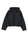 Canada Goose Elba Hooded Puffer Jacket In Black