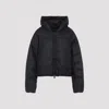 Canada Goose Cropped Puffer Jacket With Concealed Zipper In Black
