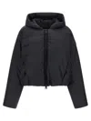 Canada Goose Hooded Jacket With Elasticated Cuffs And Pockets In Blue