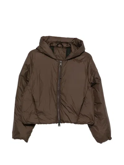 Canada Goose Elba Puffer Jacket In Brown