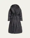 Canada Goose Black Elie Blanket Down Coat In Black