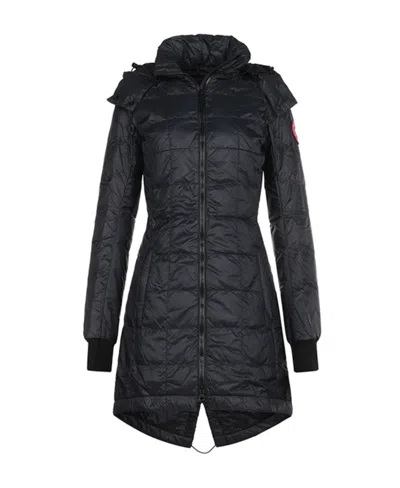 Canada Goose Ellison Hooded Puffer Coat In Black