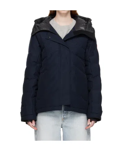 Canada Goose Elmvale Logo Down Jacket In Black