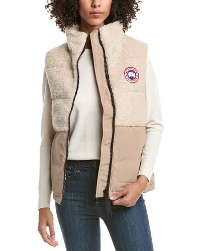 Canada Goose Elora Down Vest In Neutral