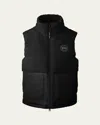 Canada Goose Elora Fleece Black Label Vest In Black