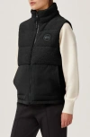 Canada Goose Elora Fleece Black Label Vest In Black