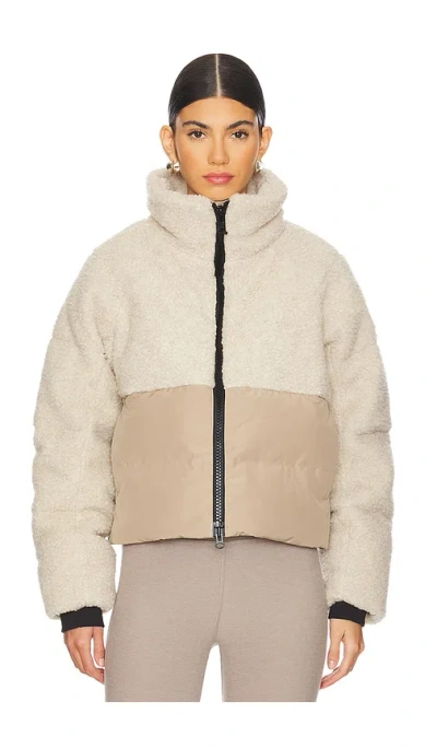 Canada Goose Elora Puffer In Light Tan & Tan