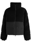Canada Goose Elora Quilted Shell And Fleece Jacket In Black
