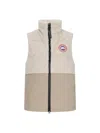 Canada Goose Elora Zipper Vest Down Jacket In Beige