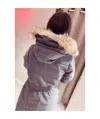 Canada Goose Elrose Hooded Zipper Down Jacket In Black