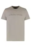 Canada Goose Emersen Cotton Crew-neck T-shirt In Gray
