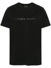 Canada Goose Emersen Embroidered Wordmark T-shirt In Black