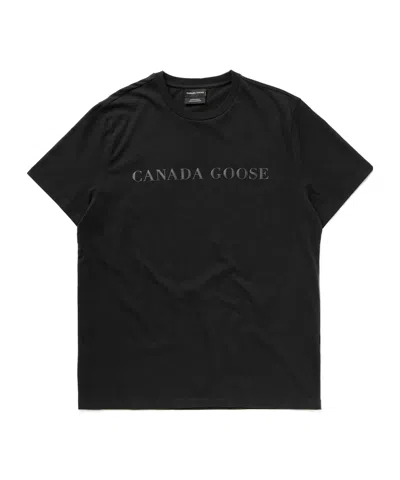 Canada Goose Emersen Cotton T-shirt In Black