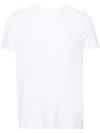 Canada Goose Short Sleeve Crew Neck T-shirt With Rib-knit In White