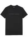 Canada Goose Emersen Embroidered Wordmark T-shirt In Black
