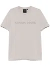 Canada Goose Embroidered Wordmark T-shirt Emersen In Limestone