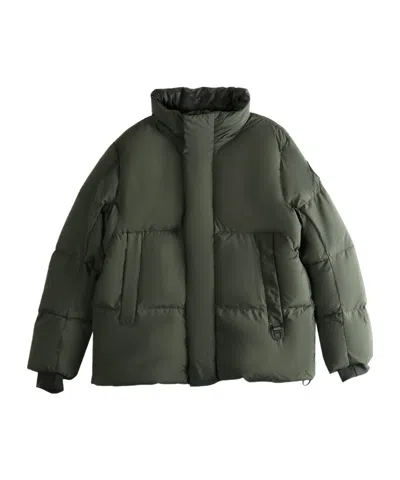 Canada Goose Everett Front Pockets Padded Jacket In Green